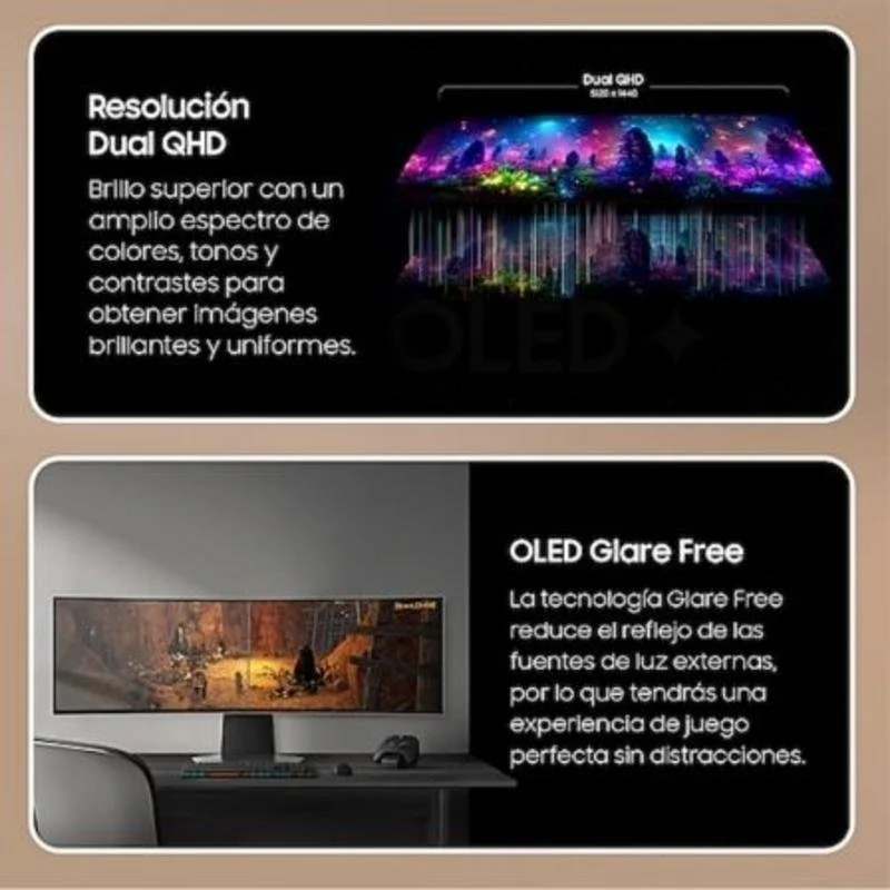 Detalle 2 de Samsung Odyssey OLED G9 49" ultrawide 240 Hz