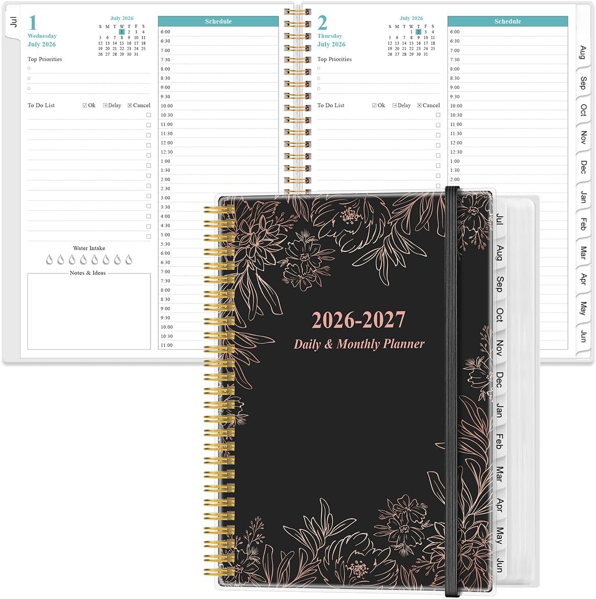 Detalle de Daily Planner 2026 โ 12 Month ๐