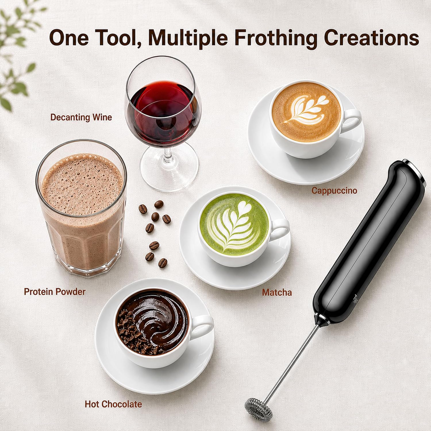 Thumbnail 6 de InstaWhisk Upgraded Milk Frother with Variable Speed – Rechargeable Handheld Wand