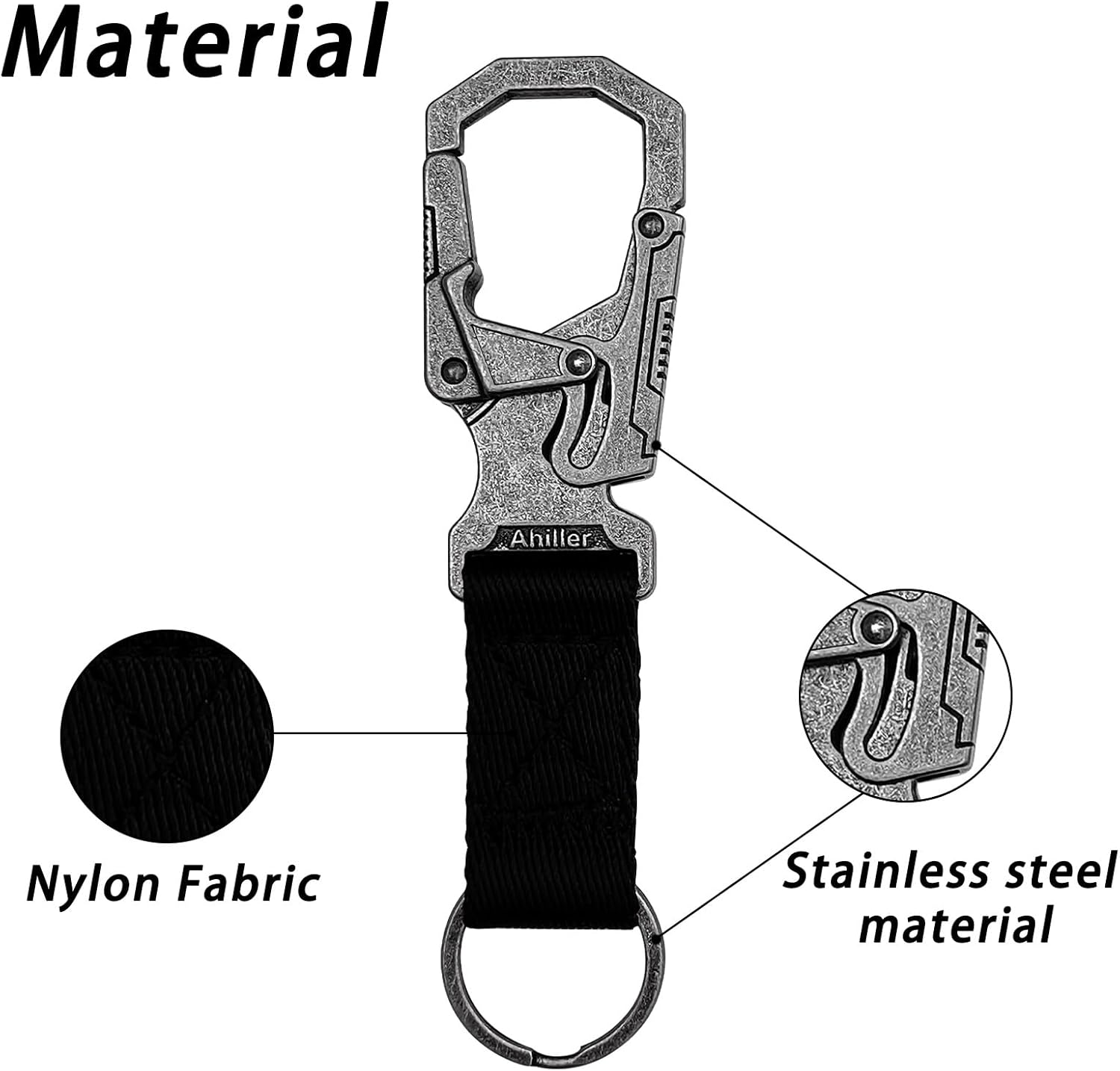 Thumbnail 5 de Ahiller Ahiller Bergsteigen Schnalle 3 Zoll Schlüsselring