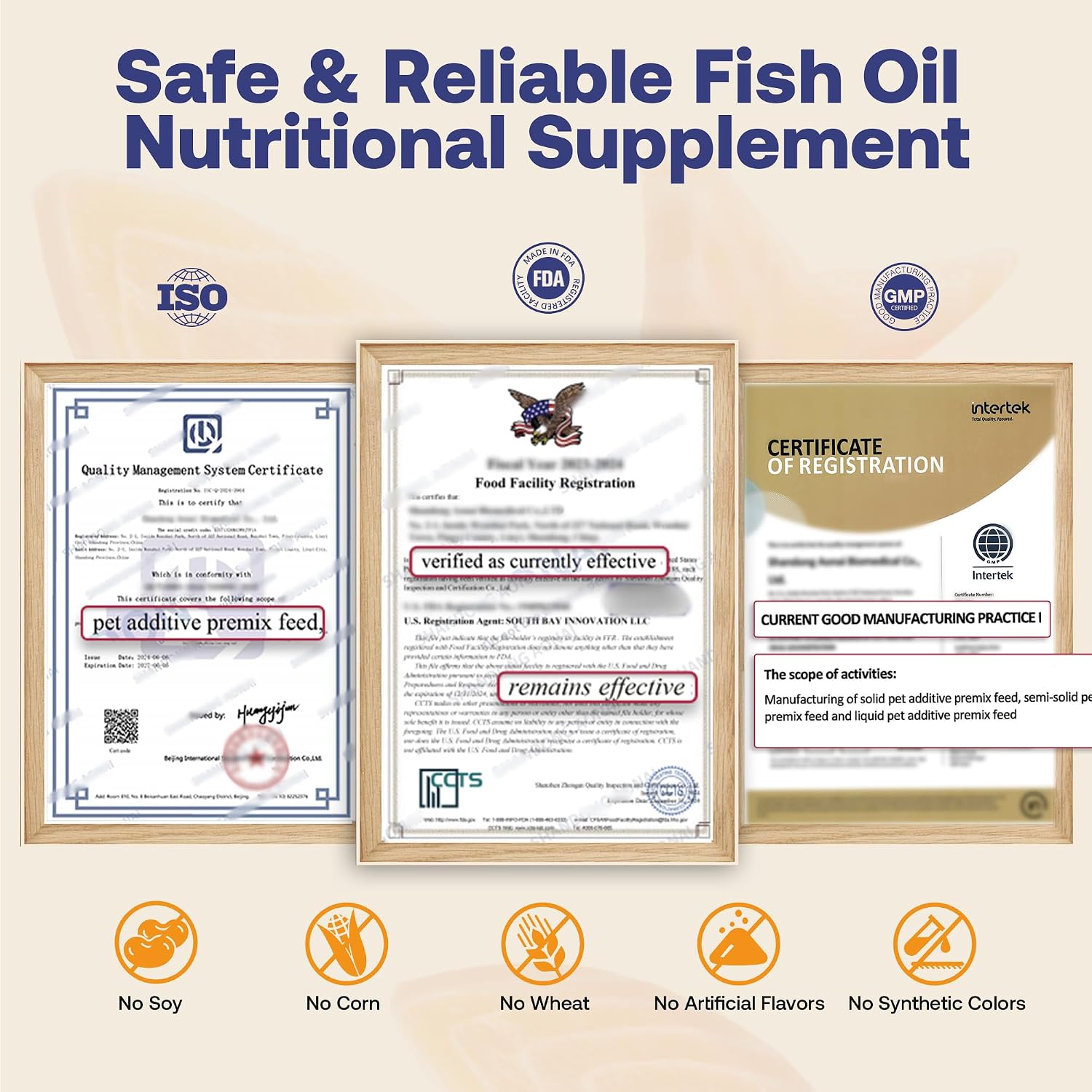Detalle 1 de HEAPETS Pet Fish Oil, 16 oz