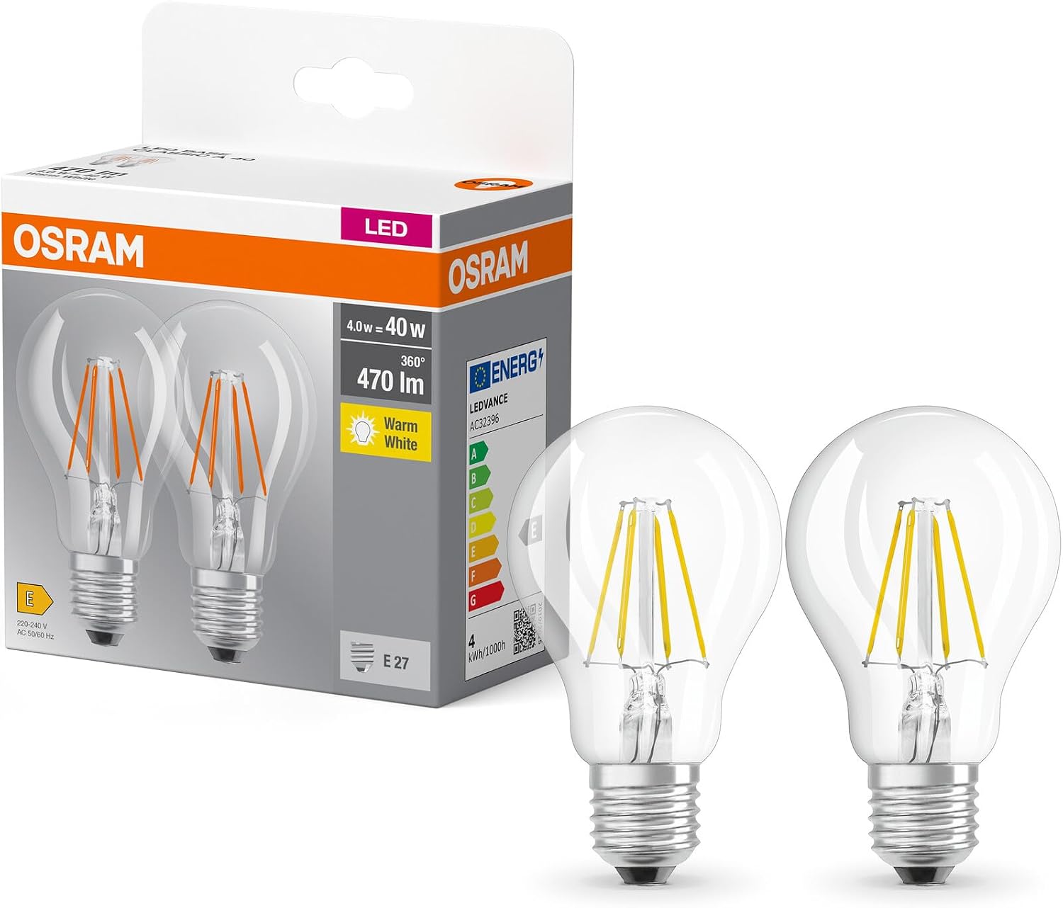 Thumbnail 5 de OSRAM LED-Lampe E27 11W 2700K warmweiß – 3er-Pack, Ersatz für 100-W Glühbirne