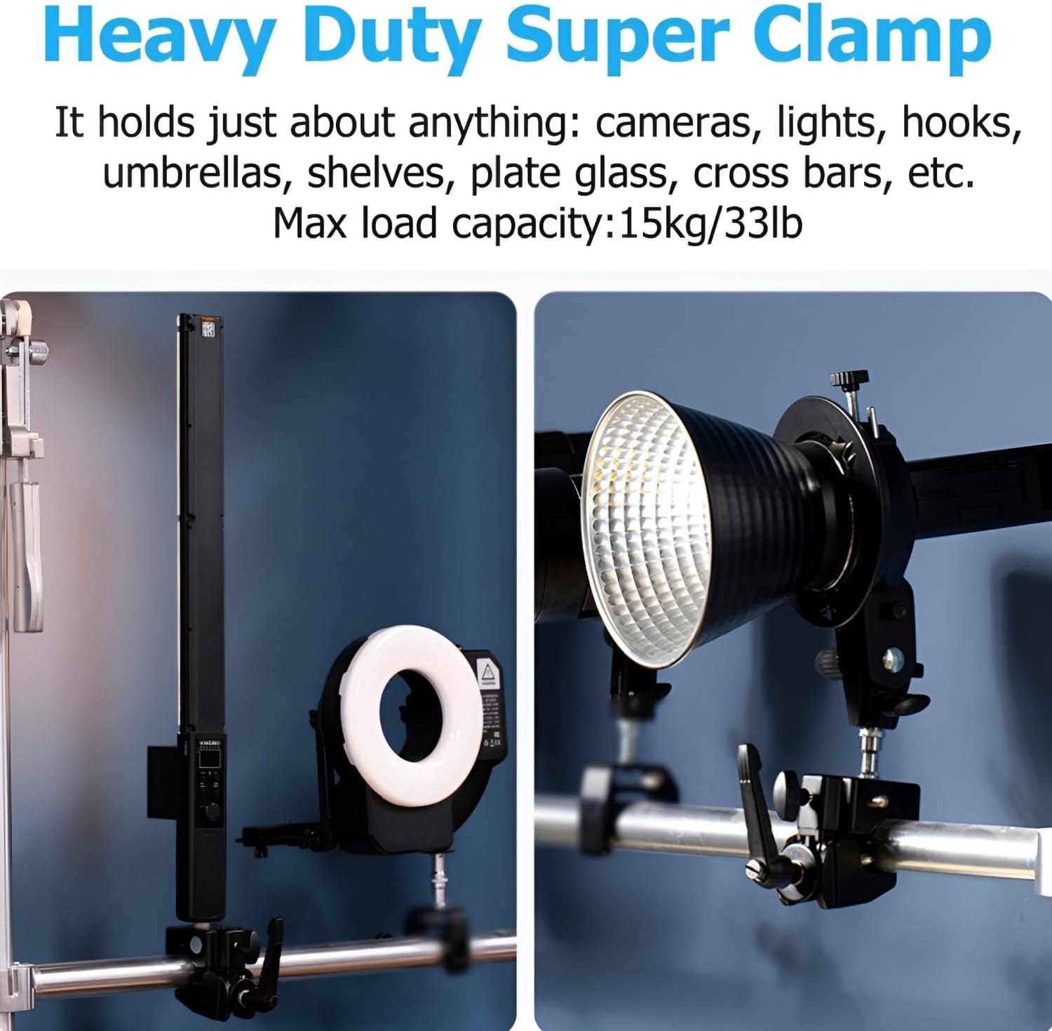 Detalle 2 de Super Clamp 1/4 and 3/8 thread stud