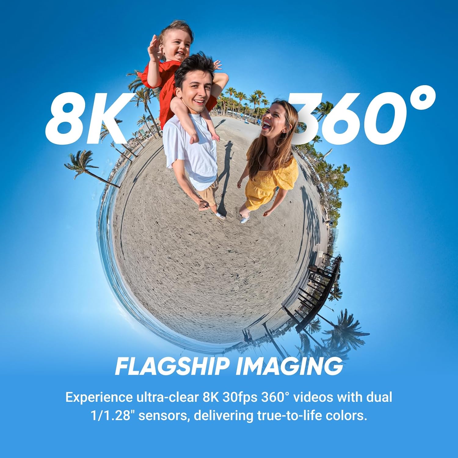 Thumbnail 1 de Insta360 X5 Essentials Bundle (Waterproof) – 8K 360° action camera with low-light processing