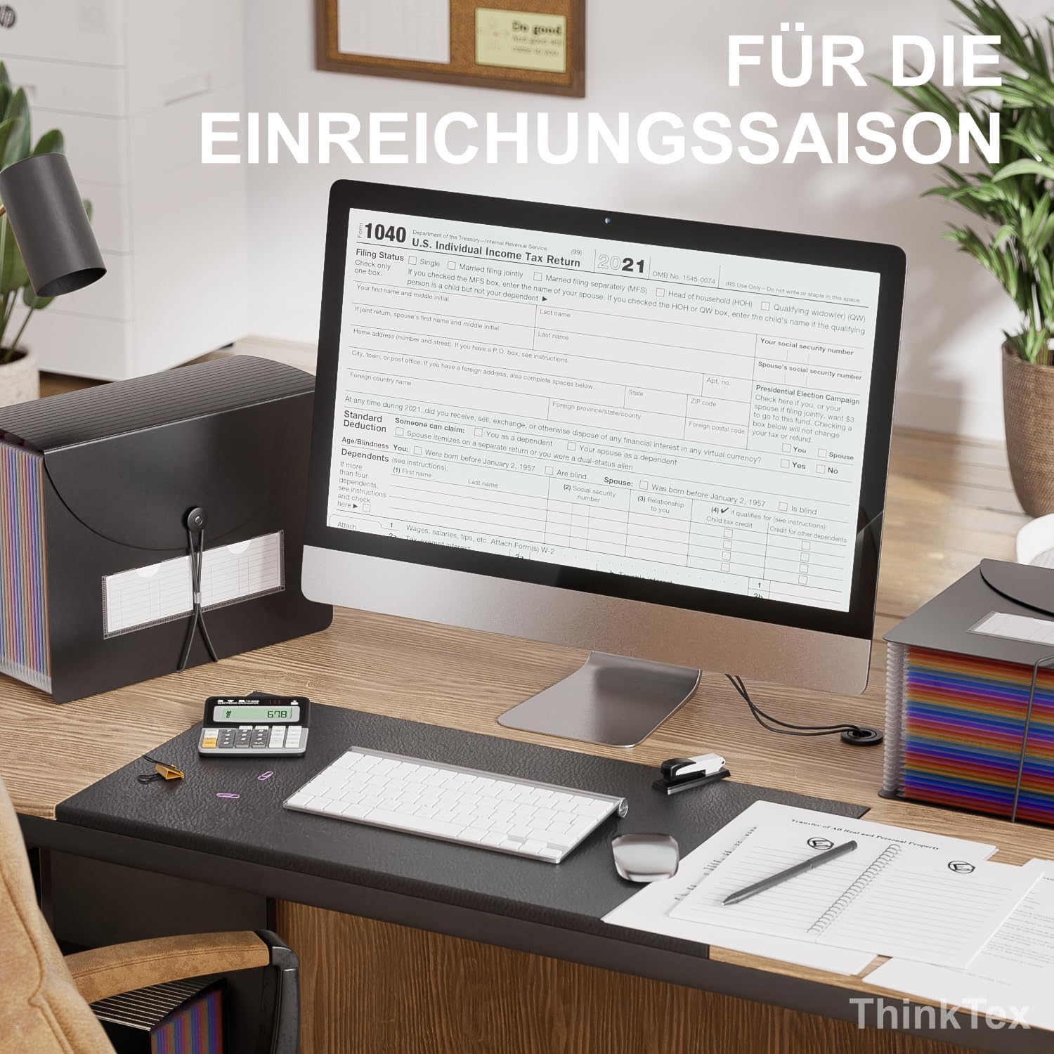 Thumbnail 4 de ThinkTex Dokumentenmappe A4 26 Fächer 🗂️