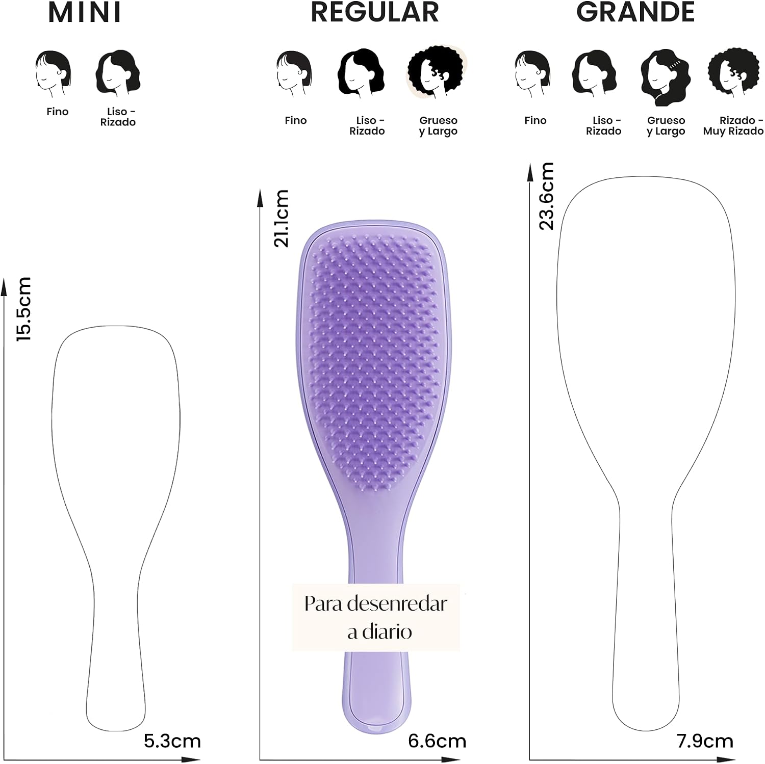 Thumbnail 6 de Tangle Teezer Naturally Curly Ultimate Detangler 3C-4C 🎀