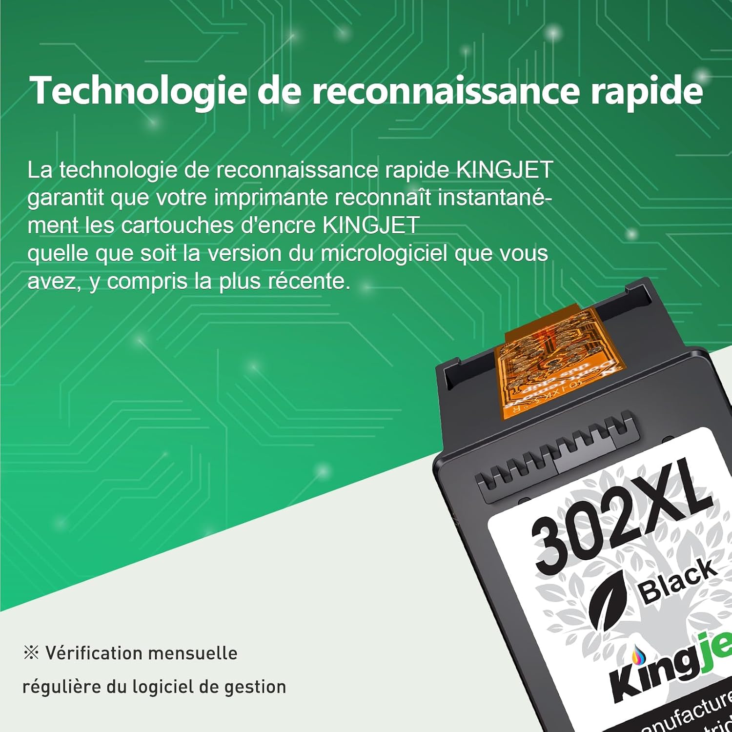 Detalle 1 de KINGJET 302XL cartouches d'encre 480 pages đź–¨