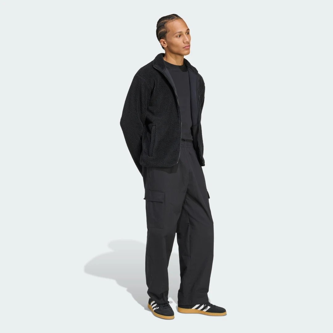 Detalle de Sudadera de felpa Trefoil Essentials Teddy de Adidas