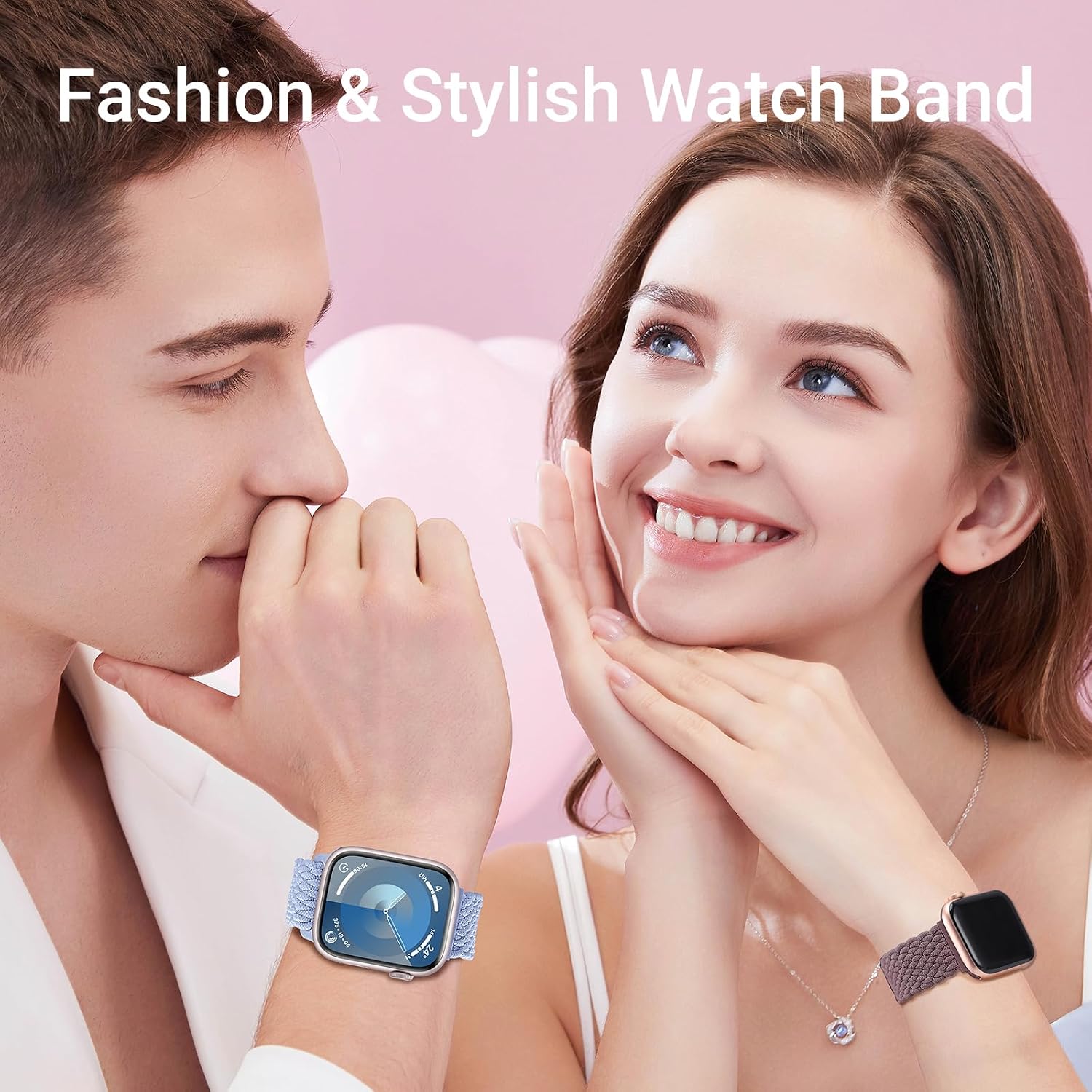 Thumbnail 6 de Higgs braided Apple Watch strap 49mm