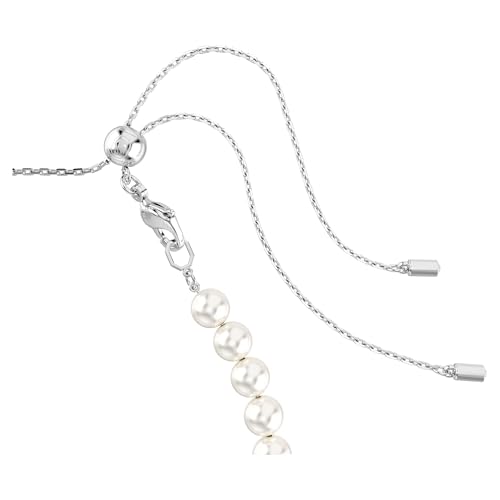 Thumbnail 2 de Swarovski x Ariana Grande Gargantilla: Corazones en pavé y perlas Crystal Pearls, baño de rodio
