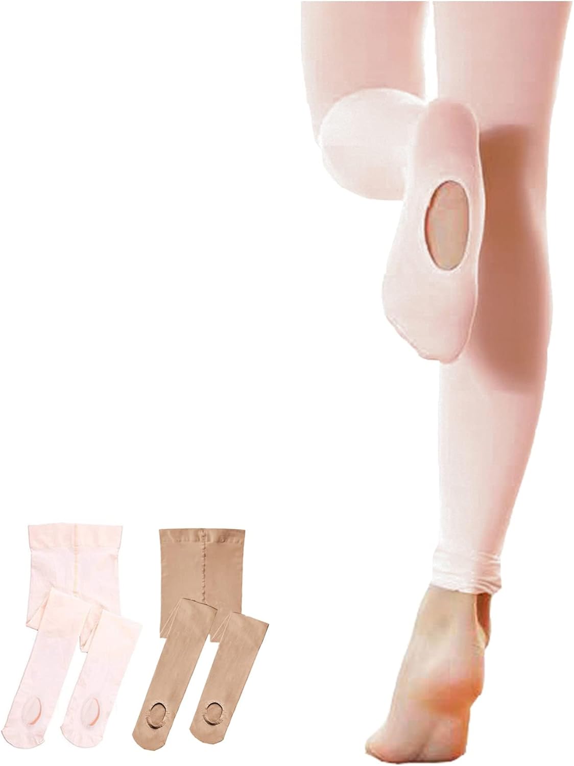 Stelle Pro Transition Convertible Ballet Tights for Girls and Women