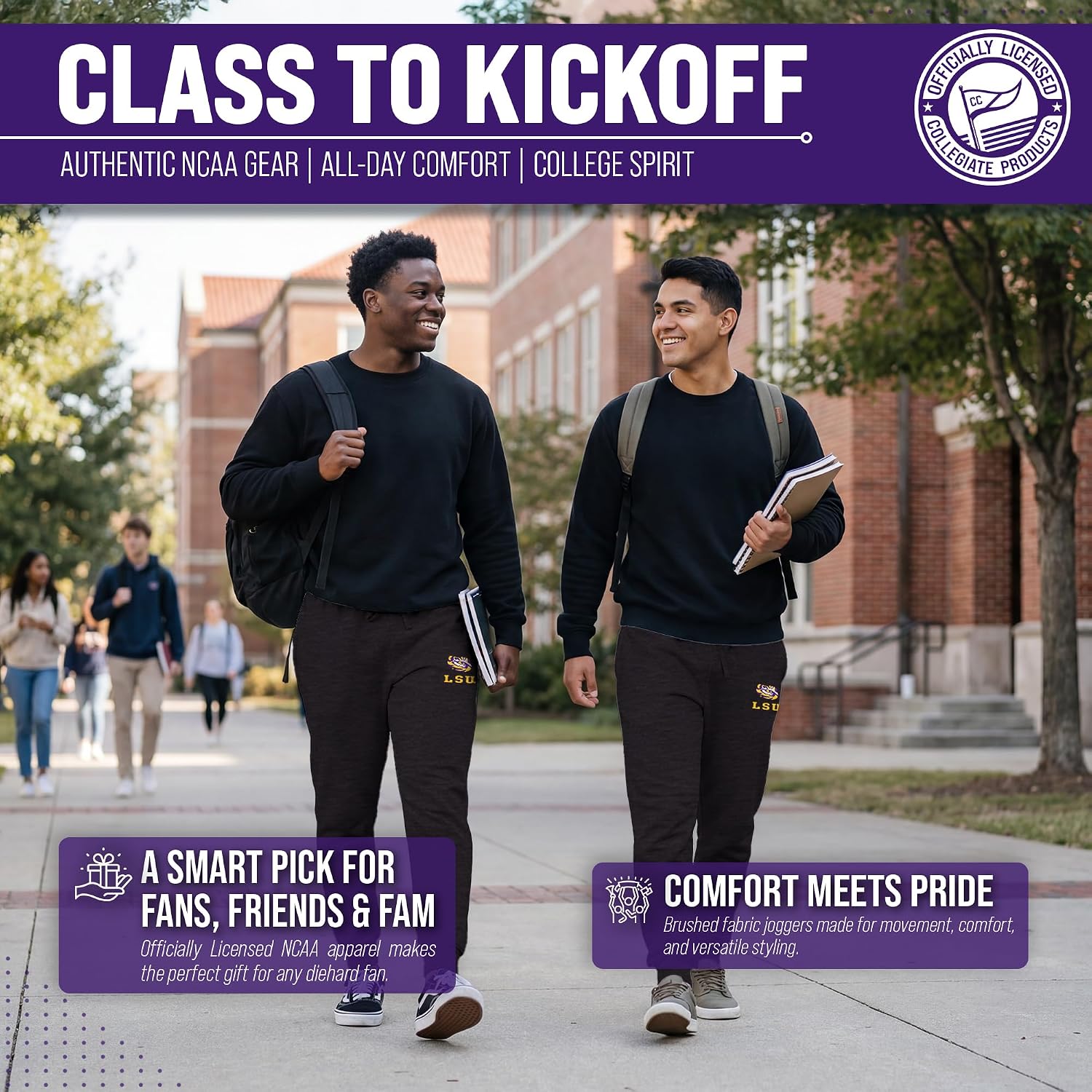 Detalle 2 de NCAA Cloud Jersey Jogger Pants