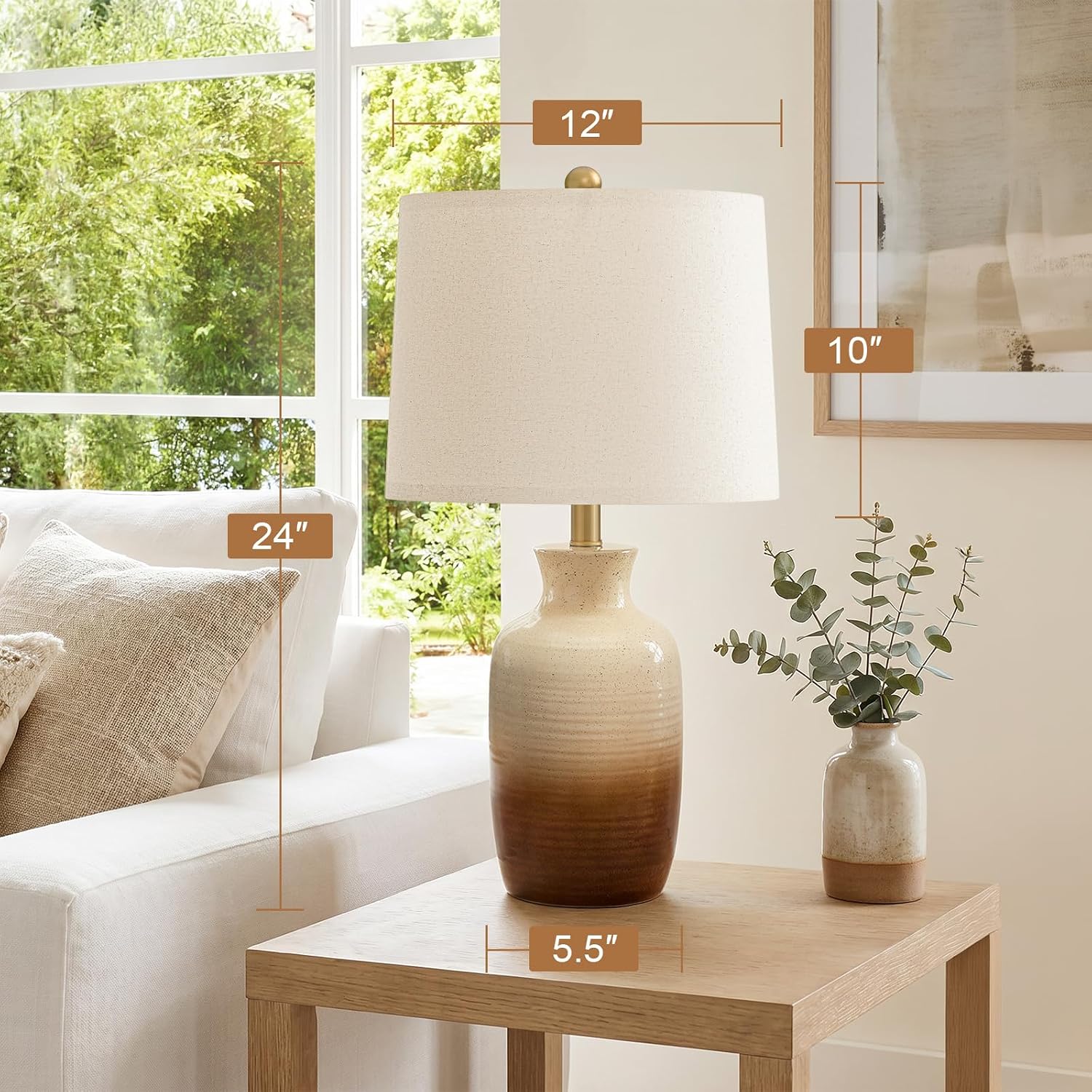 Detalle de PoKat table lamp, 24-inch