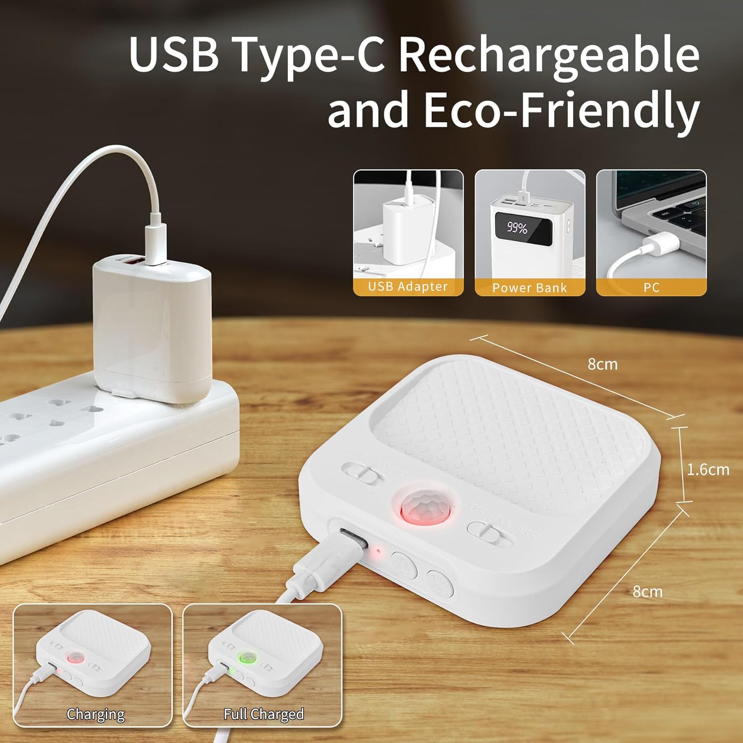 Thumbnail 1 de AmmToo Nachtlicht Bewegungsmelder, 2er-Set 🔆