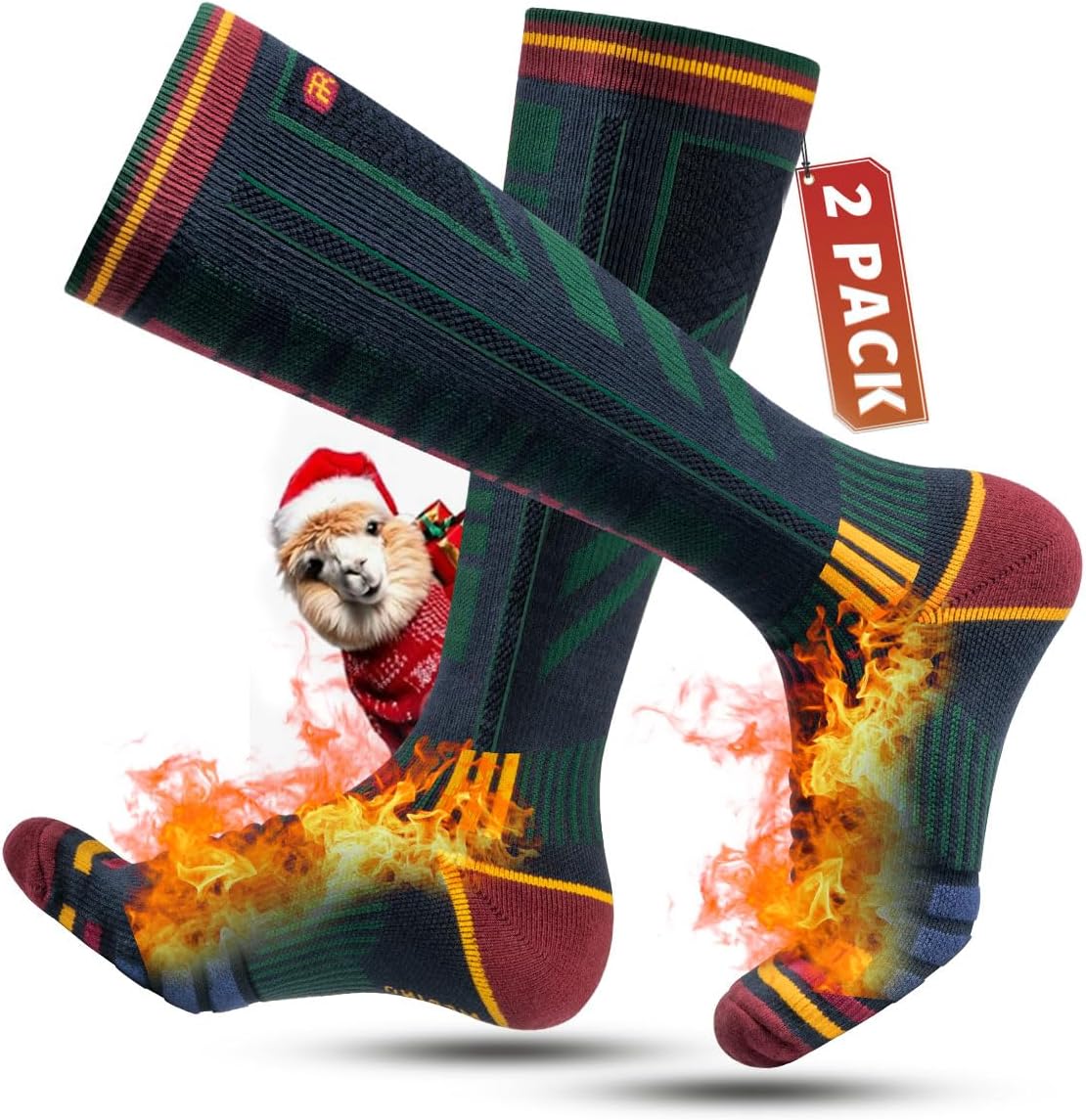 Thumbnail 3 de Rahhint Merinowolle Skisocken Thermosocken 35-5 2 Paar