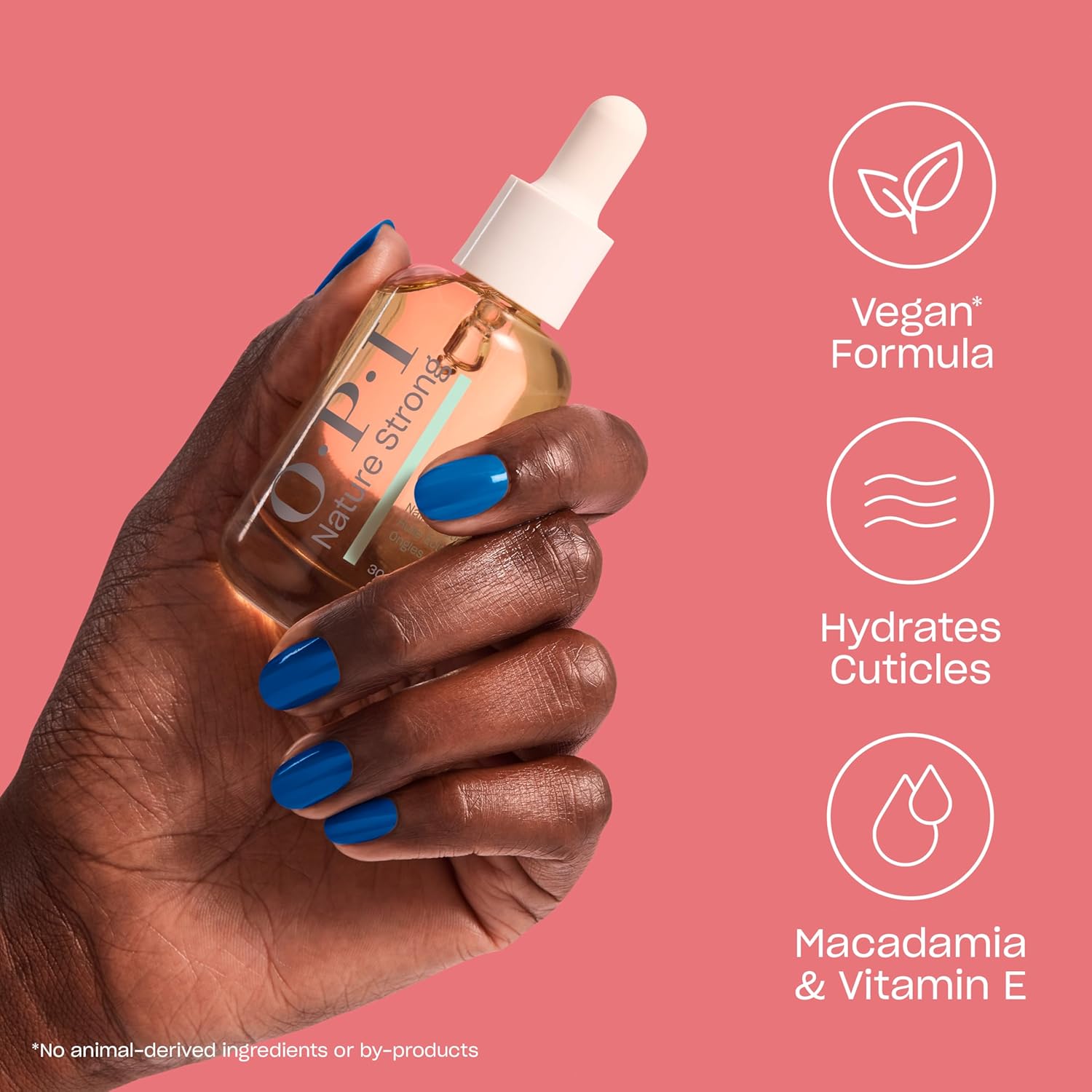 Detalle de OPI Nature Strong Skincare Glow Up Nail & Cuticle Oil (Vitamin E, natural origin formula)