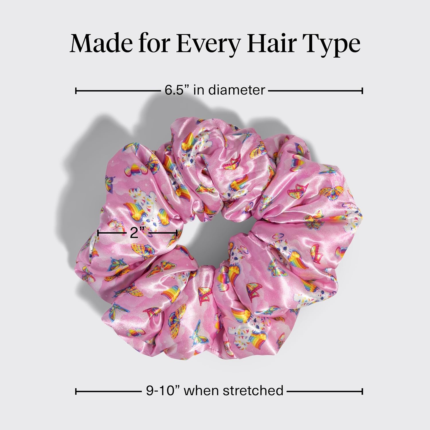 Detalle 2 de Lisa Frank x Kitsch Satin Scrunchies 2pcs 🎀