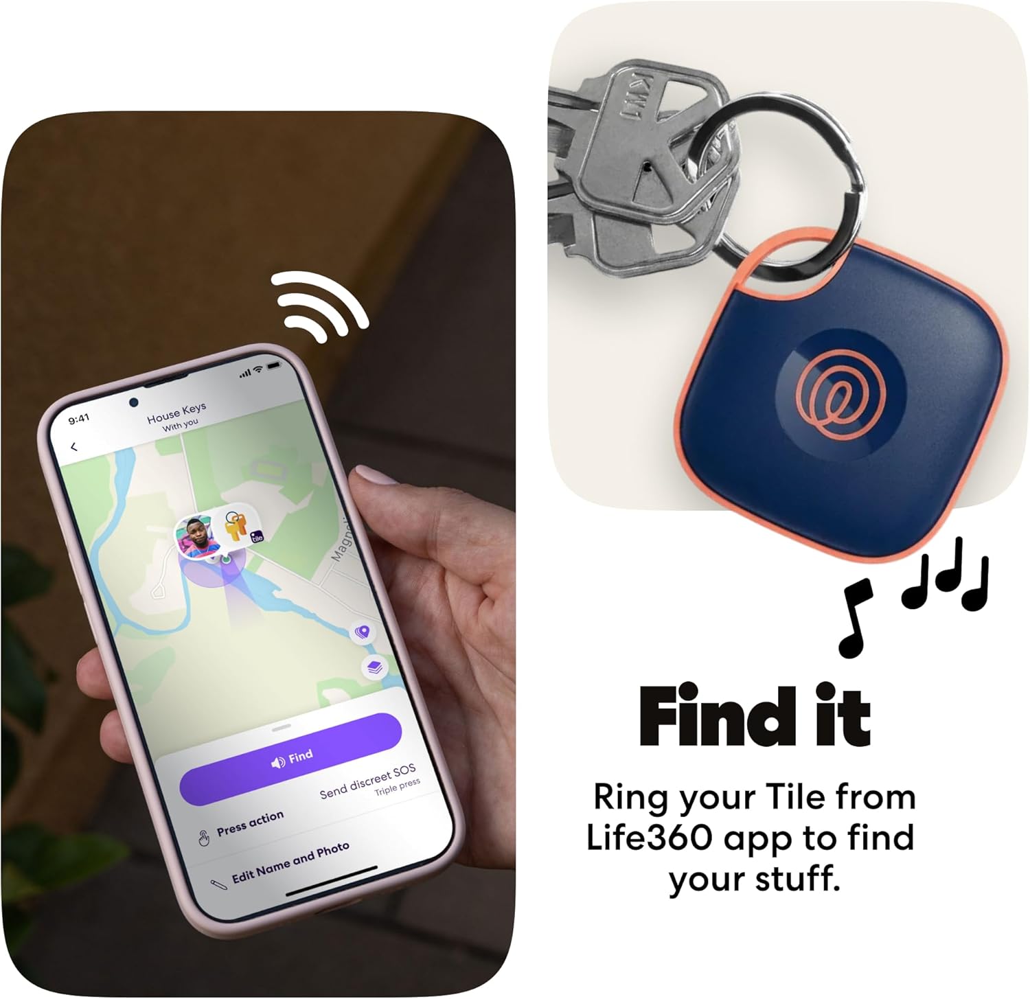 Thumbnail 3 de Tile by Life360 Mate Bluetooth tracker 4-Pack