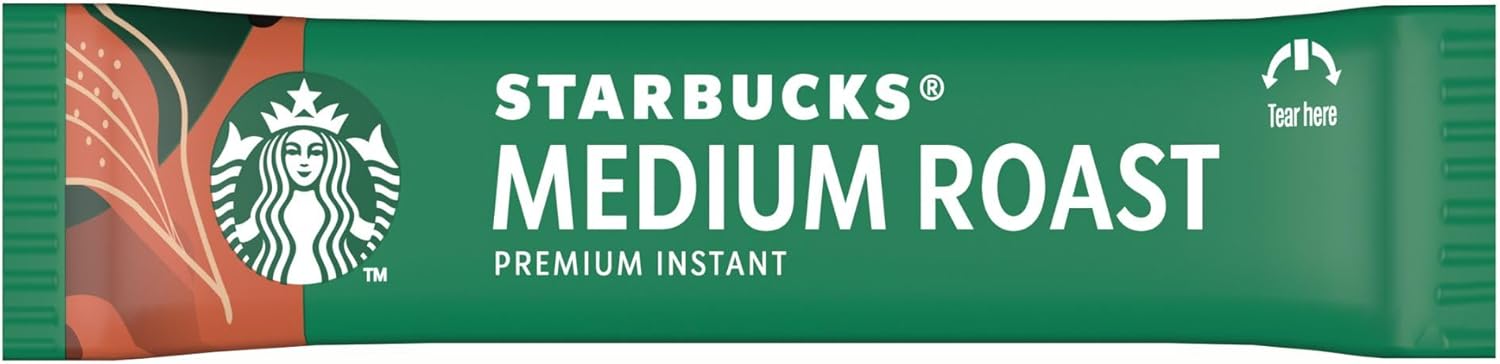 Thumbnail 2 de STARBUCKS Medium Roast café soluble 100% Arabica — sticks instantanés (boîte de 50 dosettes)