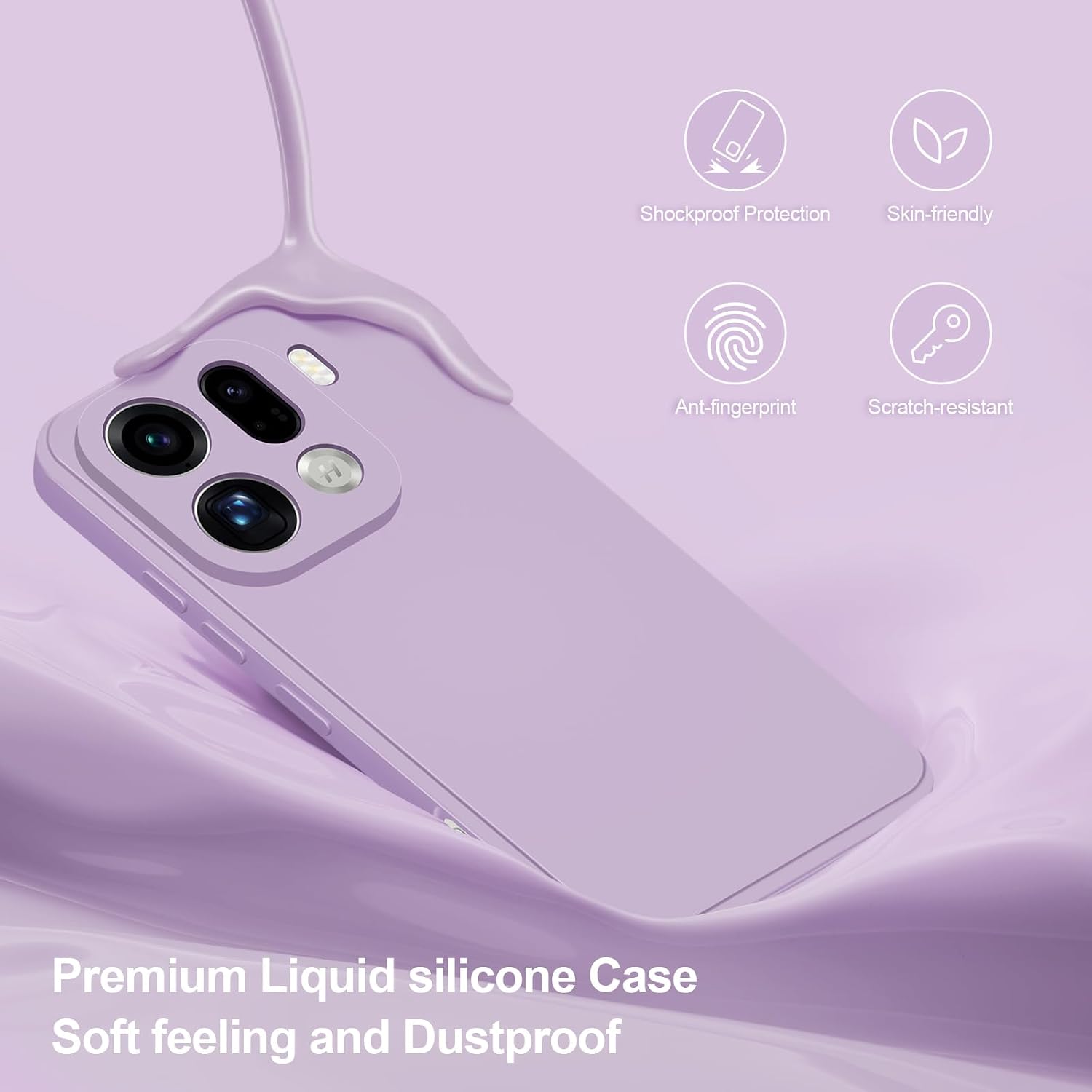 Thumbnail 2 de Btstring Find X9 Pro case in Purple