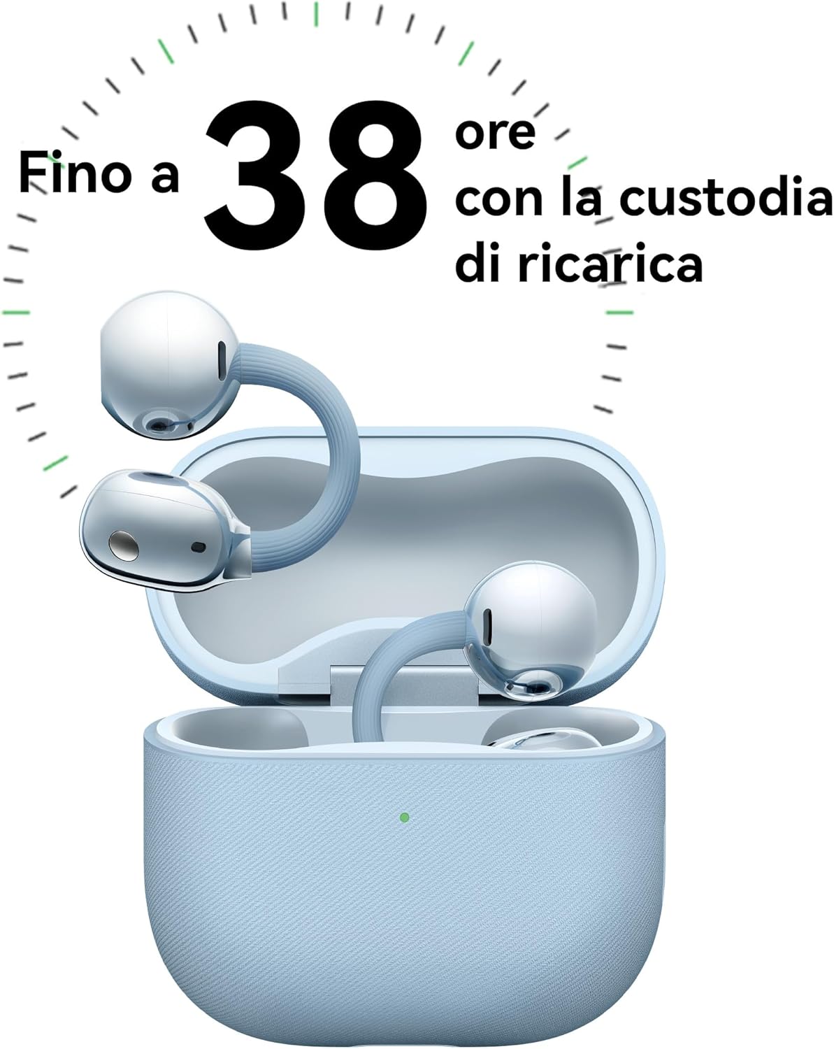 Thumbnail 5 de HUAWEI FreeClip 2 Viola Bacca – auricolari open-ear ultra-leggeri con ascolto adattivo e autonomia fino a 38 ore