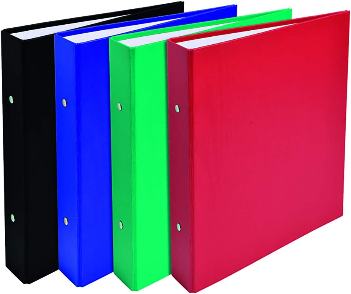 Detalle de Exacompta 51071E – Lot de 20 classeurs rigides PP A5 noir (2 anneaux, 25 mm) – fabrication française
