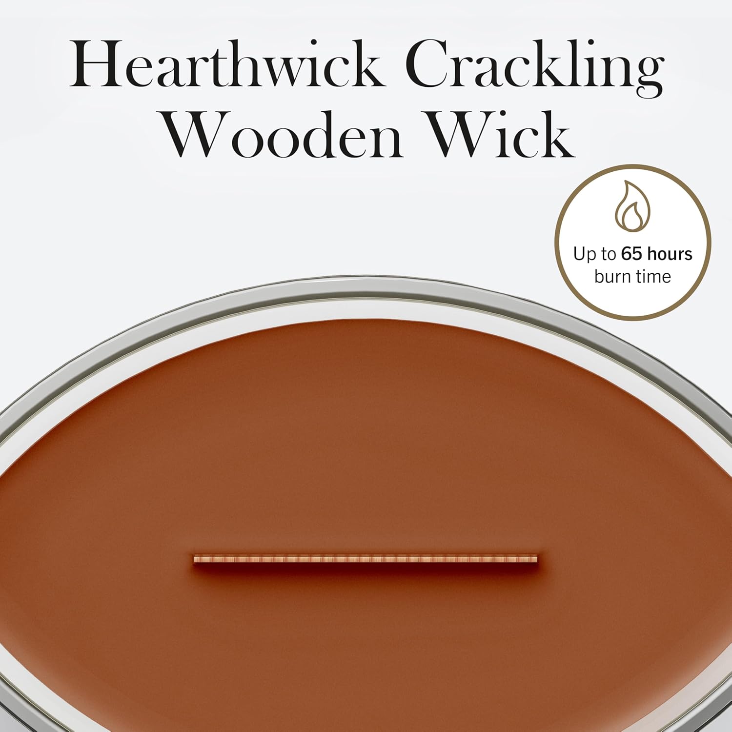 Thumbnail 4 de WoodWick Bougie parfumée Bougie Ellipse Safran fumé – cadeau élégant pour femmes