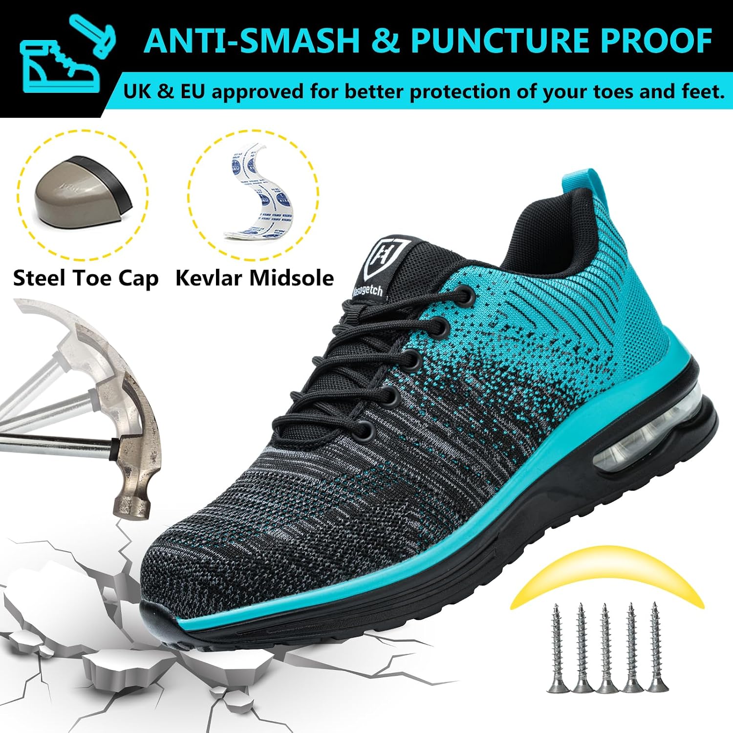 Detalle de Baofular Scarpe antinfortunistiche 420 g