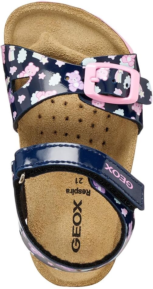 Detalle de Geox Baby - Mädchen B Chalki GirlSandal: Atmungsaktive Sandale für kleine Füße