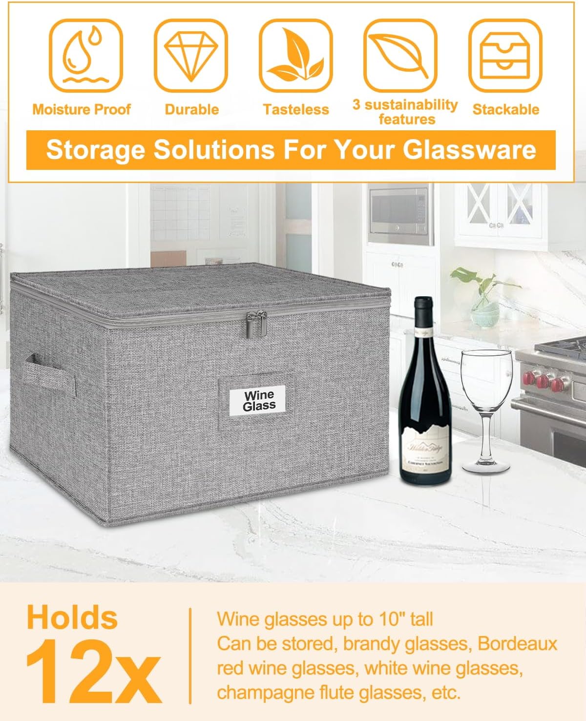 Thumbnail 6 de punemi Wine Glass Storage Box ⚖