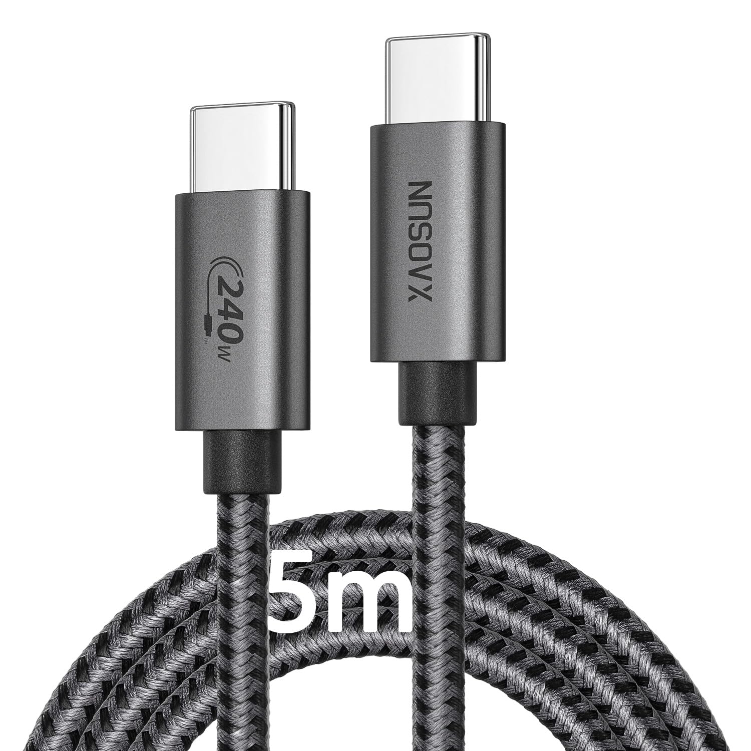 Detalle de XAOSUN 240W USB-C Fast Charge Cable 5m