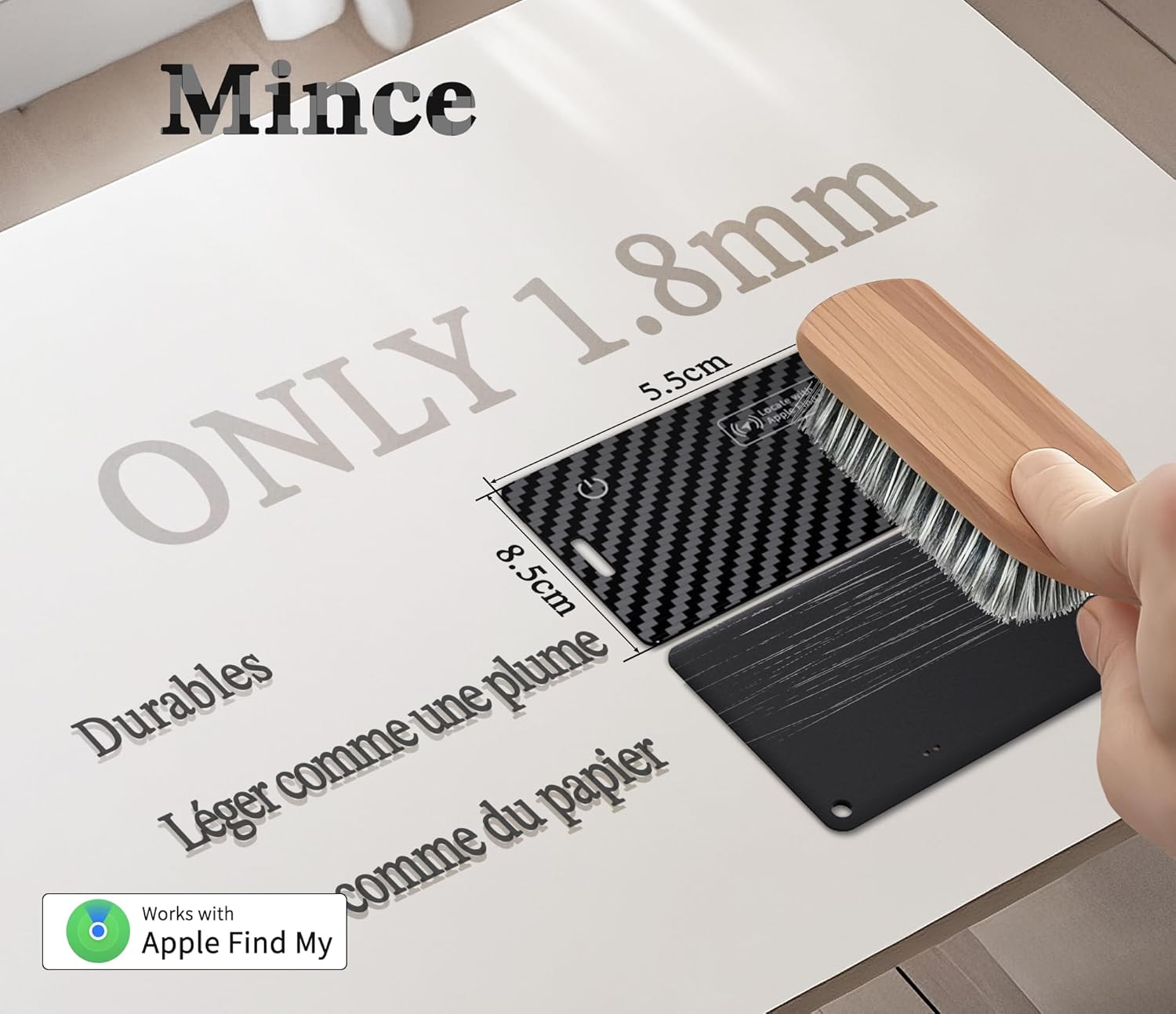 Thumbnail 4 de DEEBYCOO Wallet Tracker Card – Localisateur Find My ultra-fin et étanche IP68