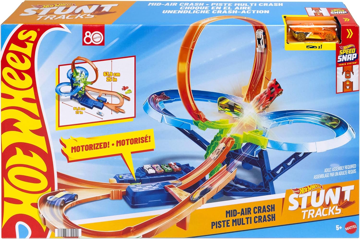 Thumbnail 6 de Hot Wheels Scontri Volanti, pista con booster