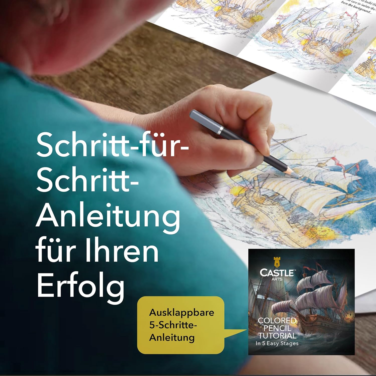 Thumbnail 4 de Castle Art Supplies 120 Buntstifte Set 🎨