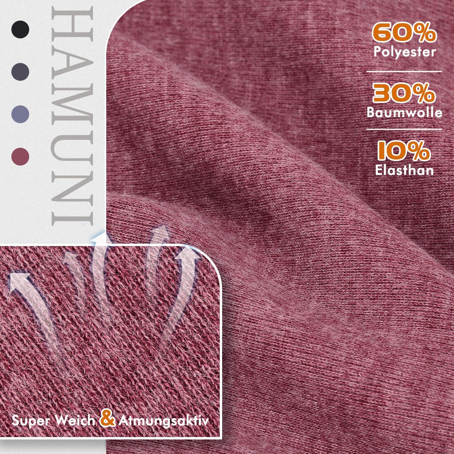 Thumbnail 1 de Leichte Slouch Beanie Mütze für Herren & Damen
