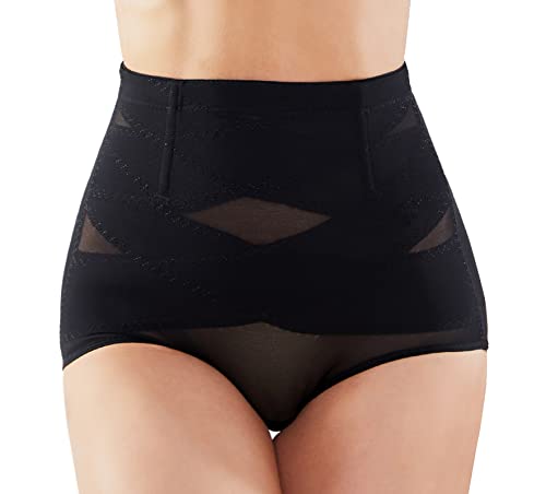 Detalle de SIMIYA Women Tummy Control Knickers High Waisted Shapewear – Black