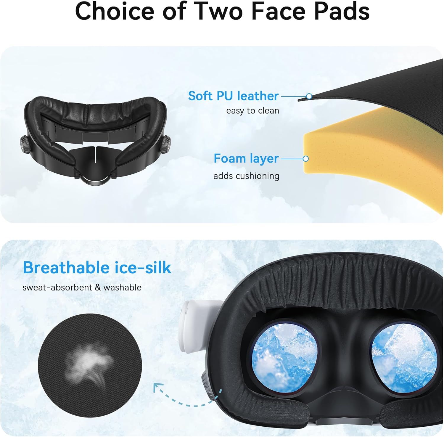 Thumbnail 3 de AMVR Verbessertes Comfort Face Cover Pad für Quest 3