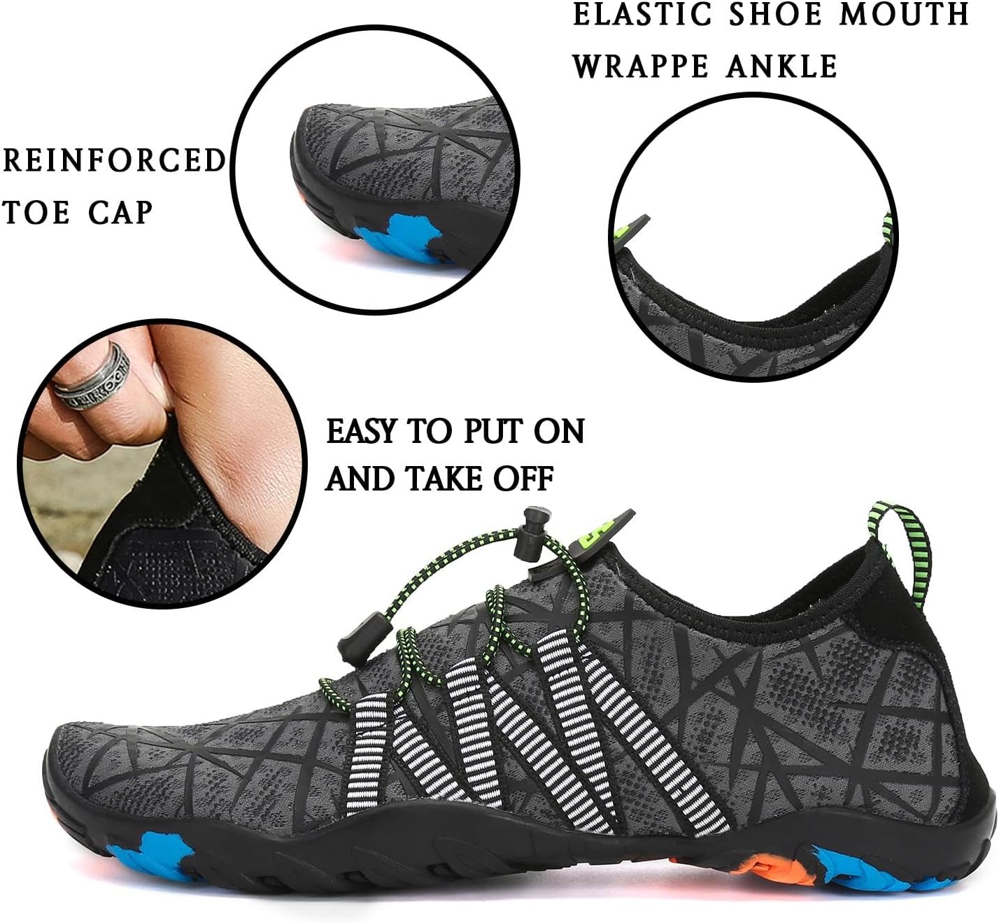 Thumbnail 4 de SAGUARO Scarpe da Scoglio Uomo/Donna – Scarpe Mare Antiscivolo con Asciugatura Rapida