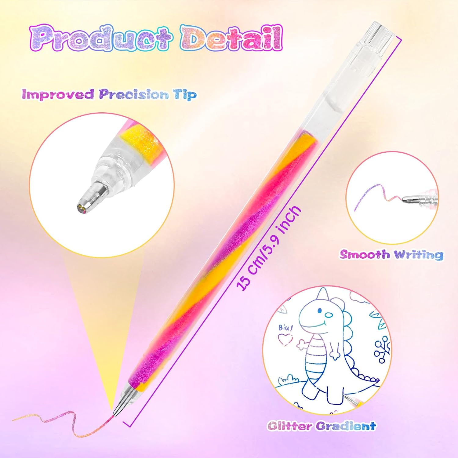 Thumbnail 2 de Ostergeschenke Regenbogen-Leuchtstift Set