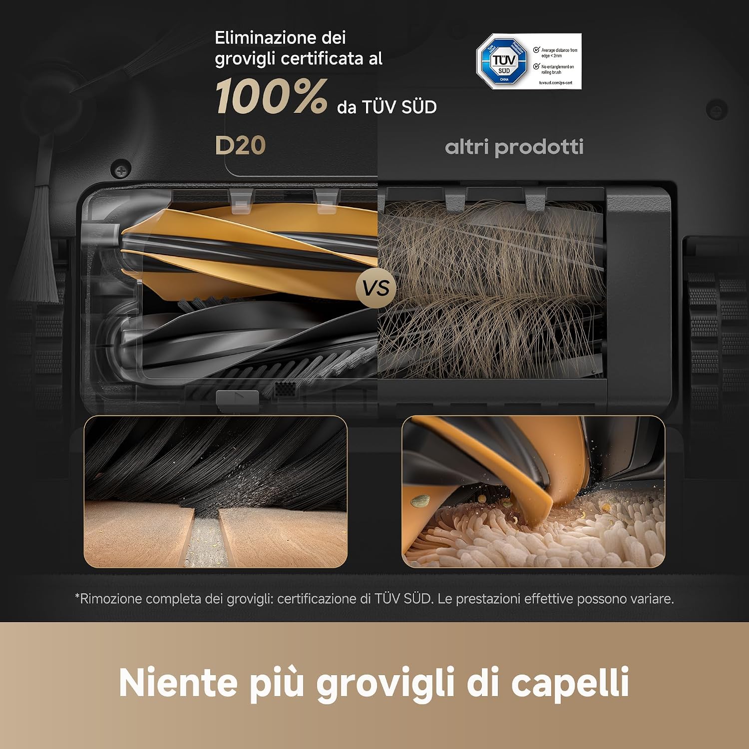 Detalle de DREAME D20 Aspirapolvere 13.000 Pa