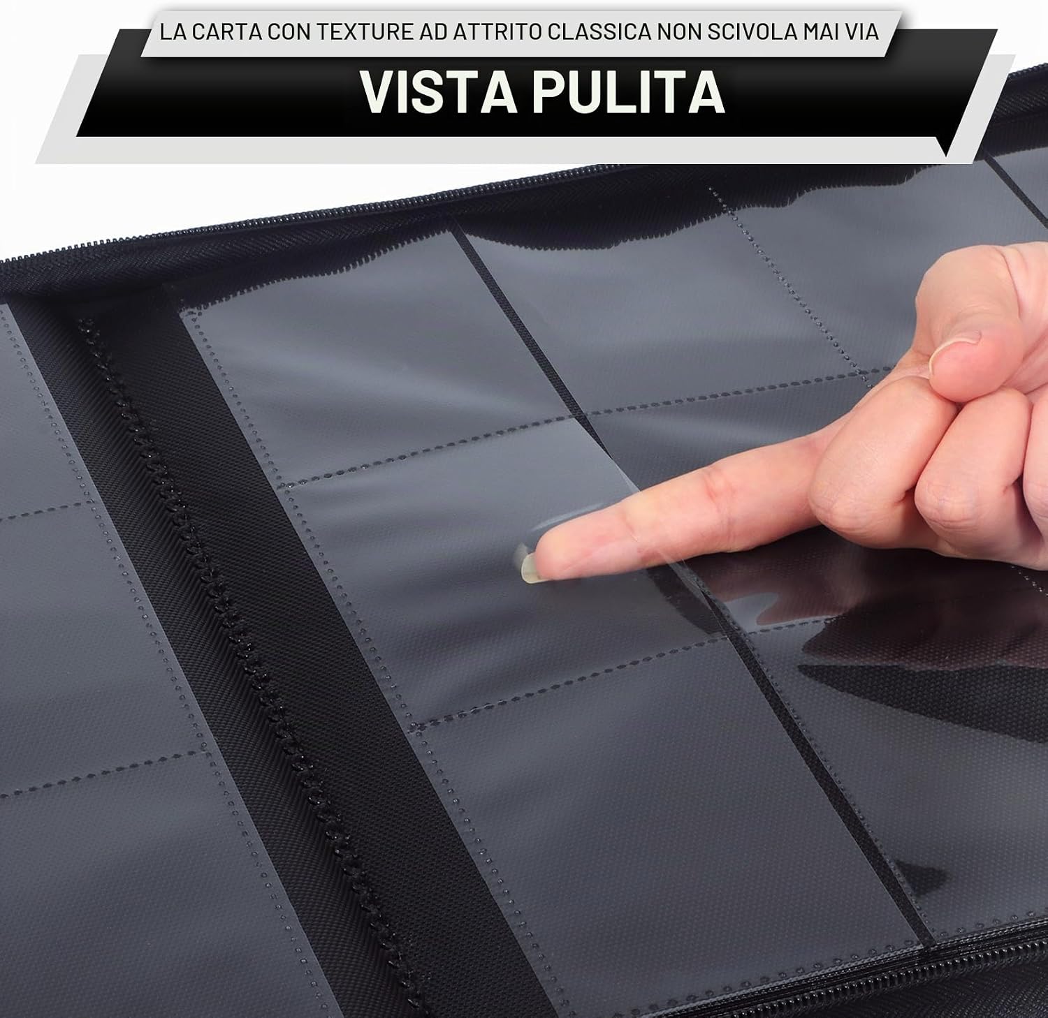 Thumbnail 5 de WITHYU Album da Collezione per Carte 12 Tasche, 720 Carte, Impermeabile con Chiusura Lampo — Protezione, Vetrinatura e Portabilità
