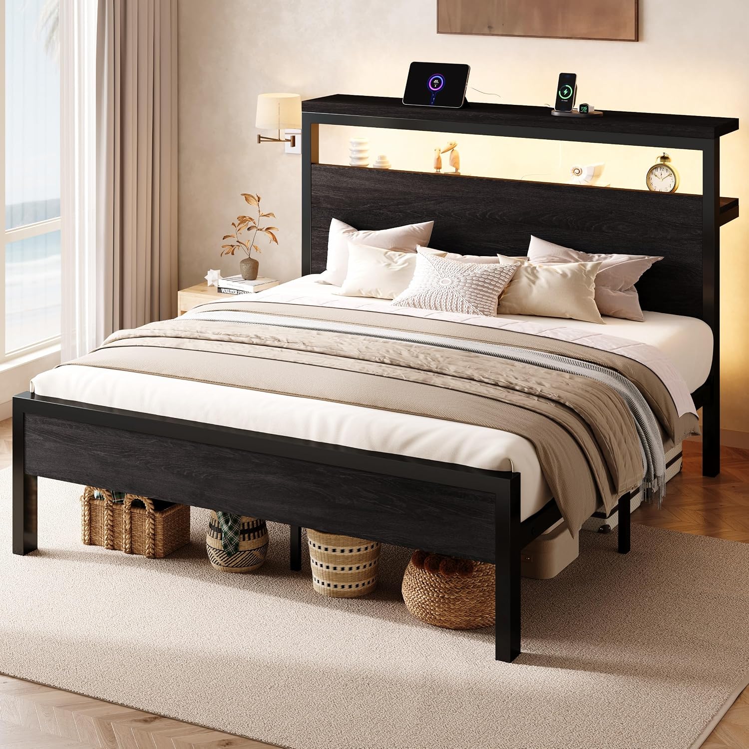 Detalle de SHA CERLIN Queen Bed Frame