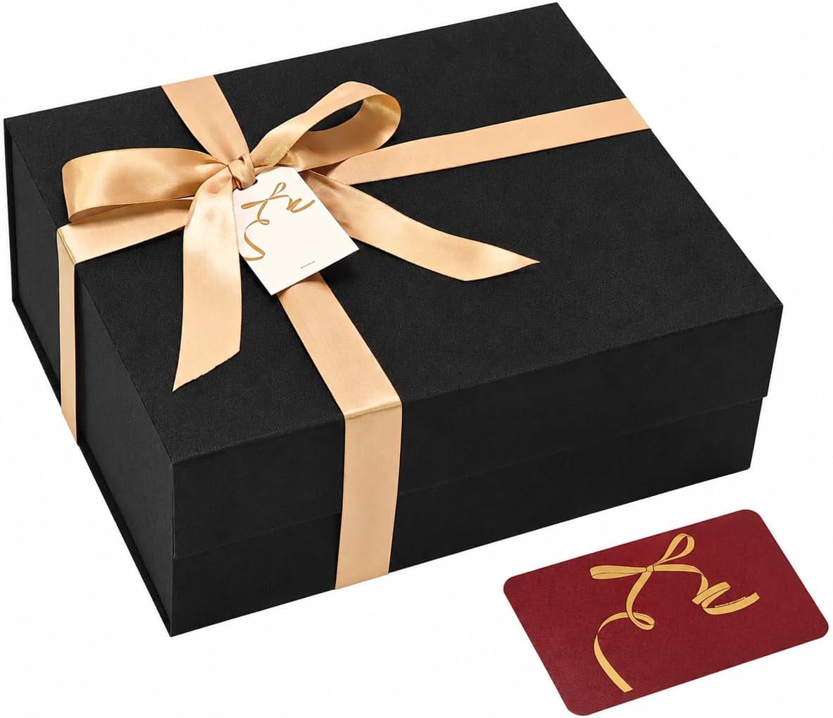 Thumbnail 6 de BloomWrap Weiße Geschenkbox 33.5x30x12.5 cm – faltbar, schimmernd, Magnetverschluss