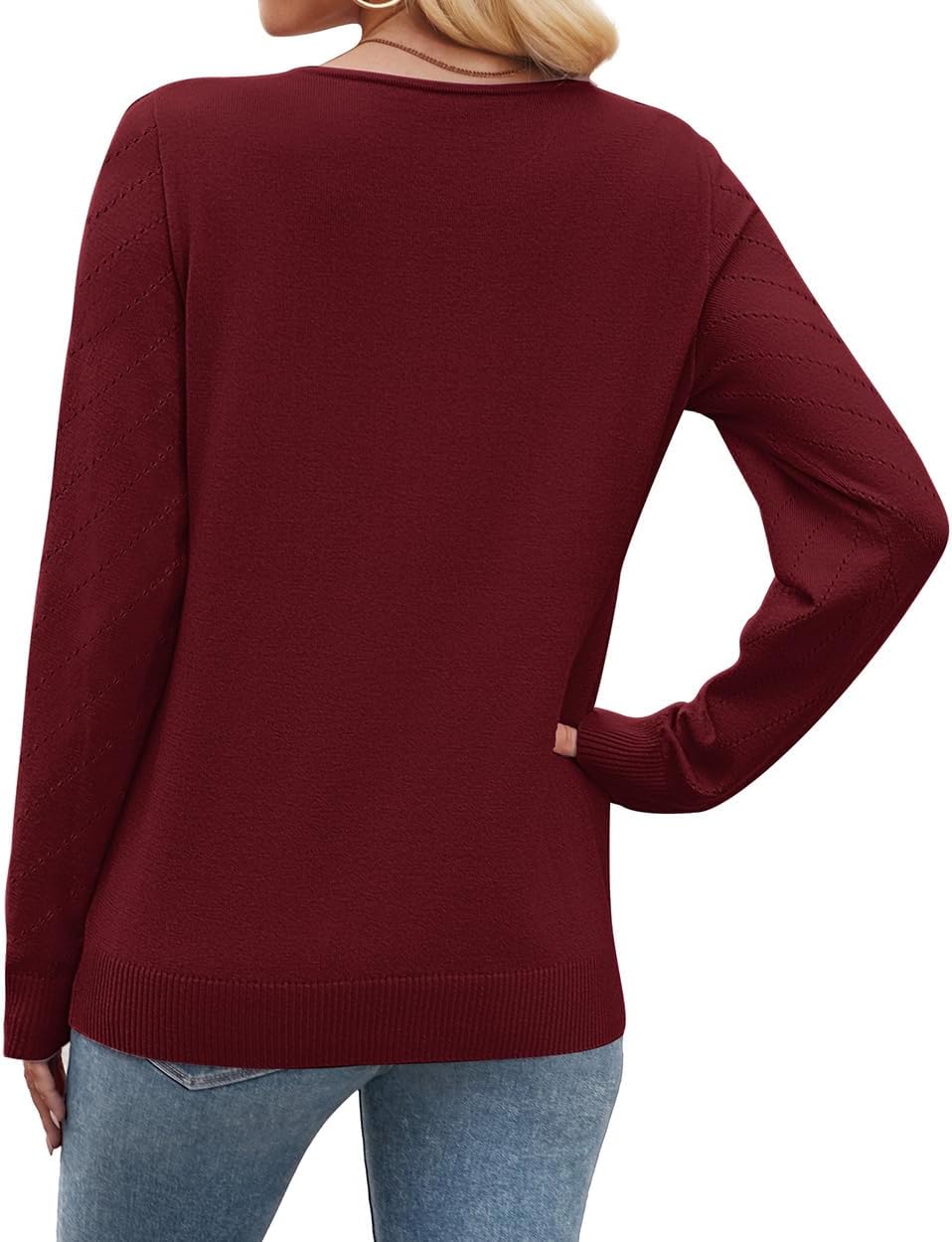 Thumbnail 4 de WIHOLL V Neck Lightweight Sweater 2026