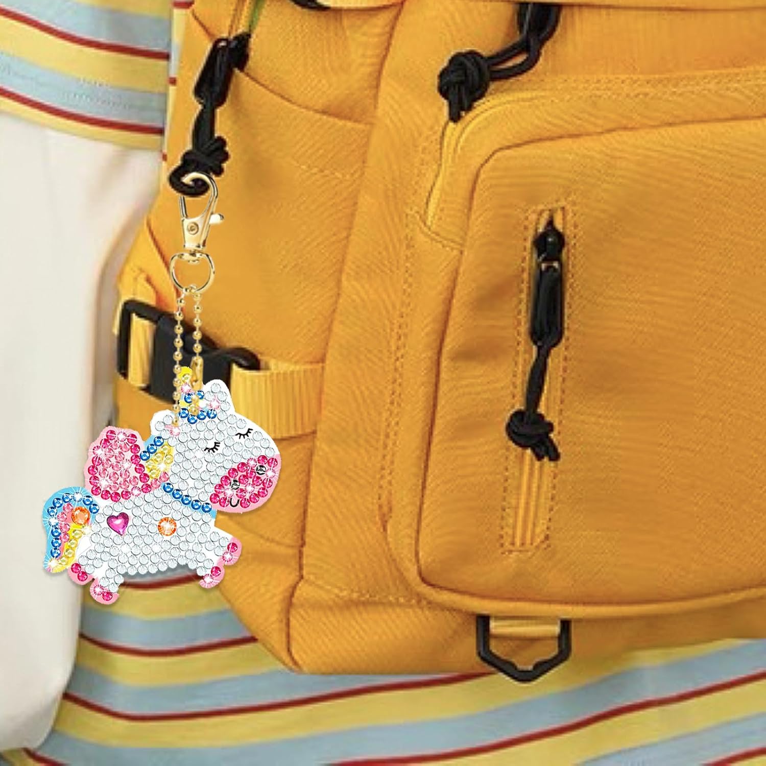 Thumbnail 2 de ORIENTAL CHERRY Einhorn Bastelset: 5D-Diamantmalen für Mädchen mit Schlüsselanhängern