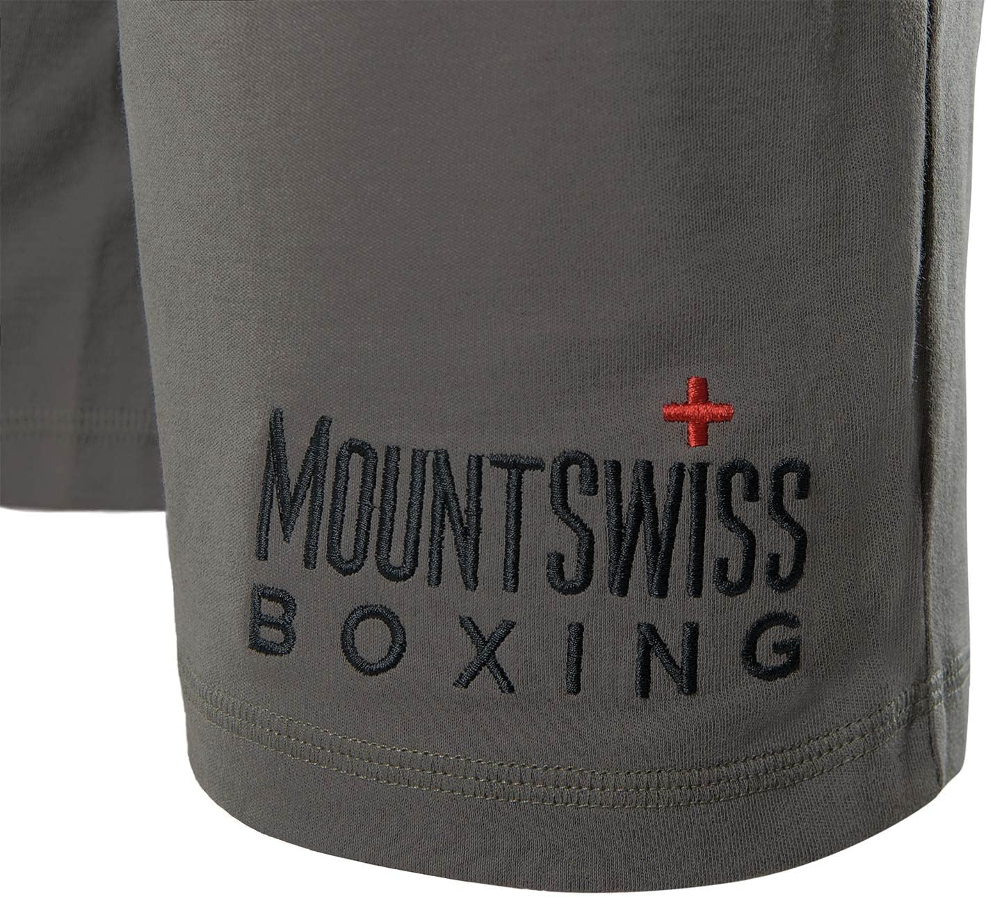 Detalle de Mount Swiss Herren Shorts bis 8XL – 100% Baumwolle, große Größen, elastischer Bund, Taschen, atmungsaktiv