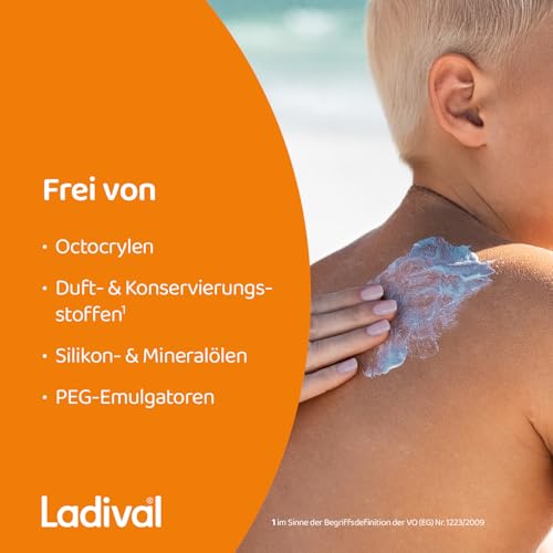 Thumbnail 9 de Ladival Empfindliche Kinderhaut Sonnencreme LSF50 – Sanfter UVA/UVB-Schutz für Babys und Kinder (250 ml)