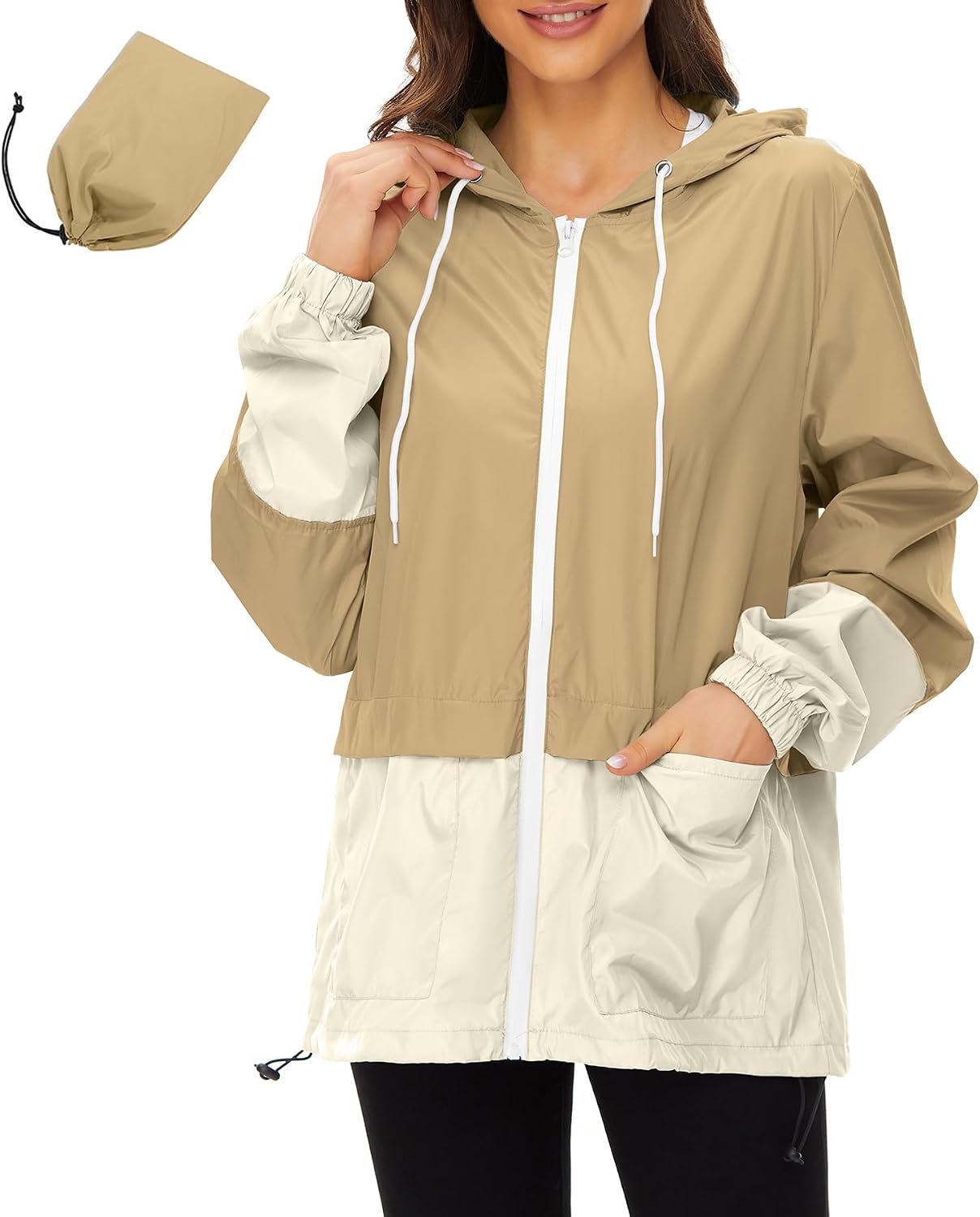 Thumbnail 6 de Zando Lightweight Waterproof Rain Jacket for Women