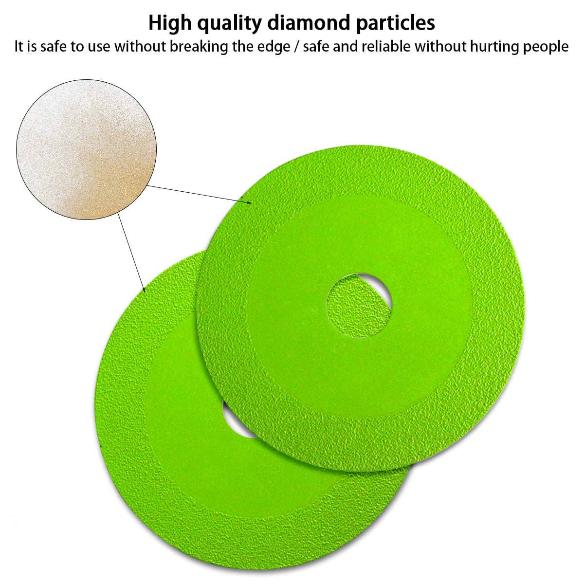 Detalle 2 de OneNine Glass Cutting Disc Ø 22,23 mm – Präzise Glas- und Fliesen-Schnitte für Winkelschleifer