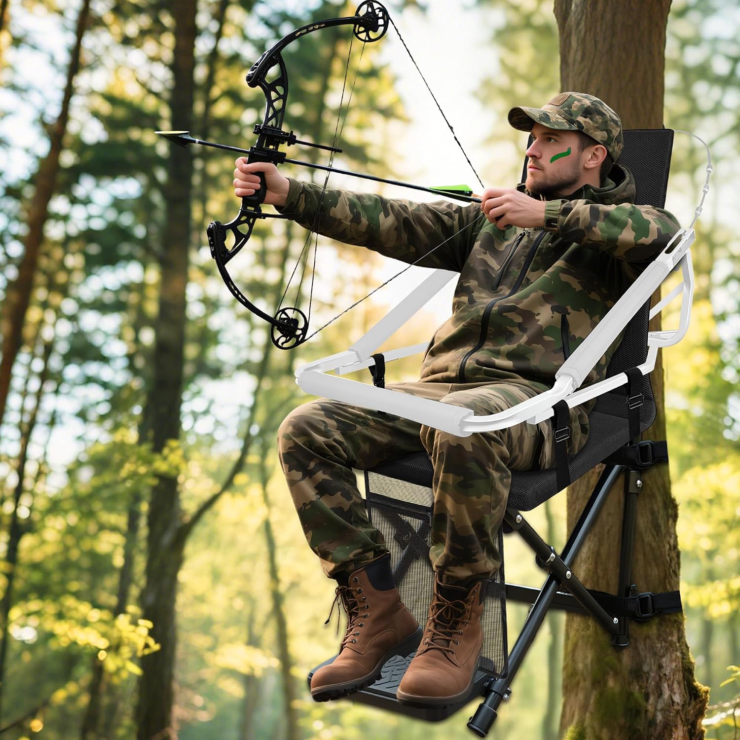 Thumbnail 1 de YVVZHOU Tree Stand Seat Replacement with Pocket